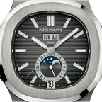 Nautilus 40mm 5726/1A-001 Annual Calendar Moon Phases Stainless Steel Gray Dial