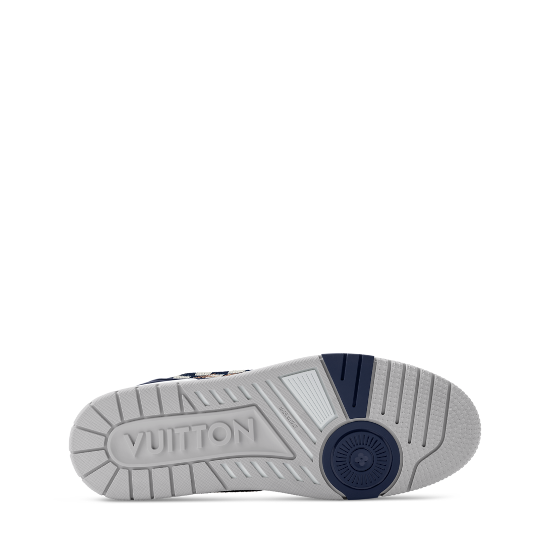 LV Trainer Sneaker Damier Moka Blue