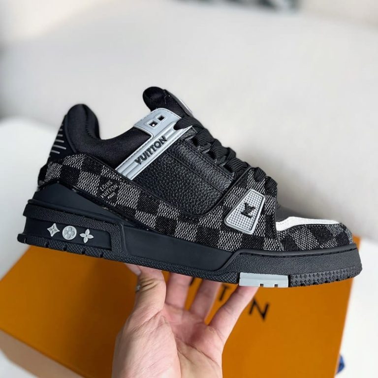 LV Trainer Black Monogram Denim