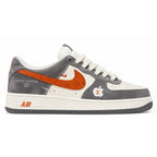 LV x Nike AF1  Low “Grey/White/Orange”