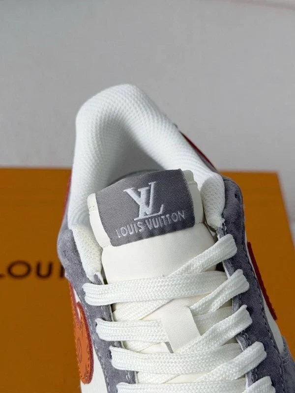 LV x Nike AF1  Low “Grey/White/Orange”