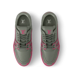 LV Trainer Sneaker – Grey/Pink
