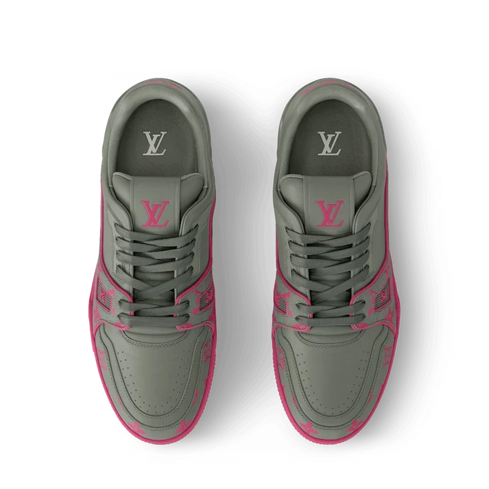 LV Trainer Sneaker – Grey/Pink