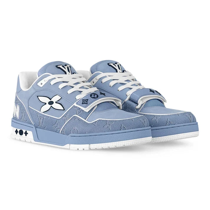 LV Trainer Sneaker – Blue Monogram Nubuck
