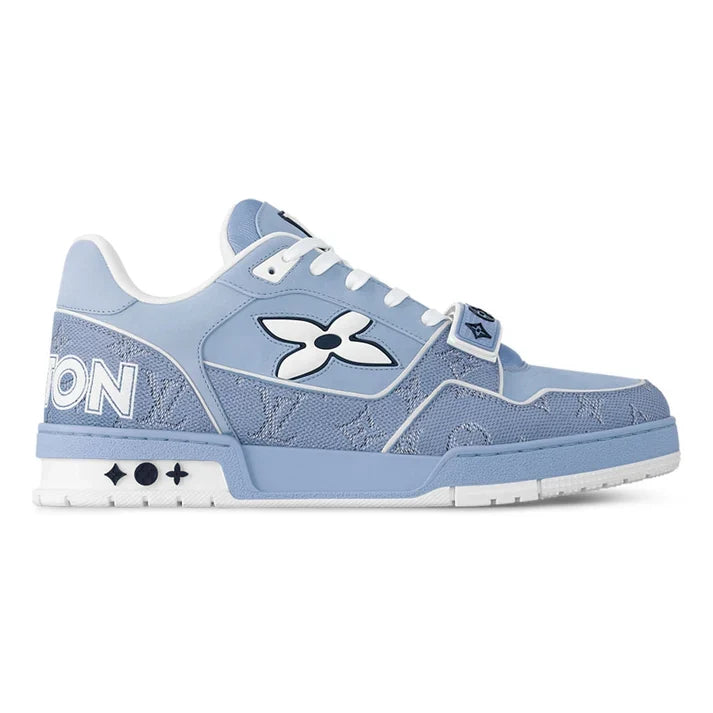 LV Trainer Sneaker – Blue Monogram Nubuck