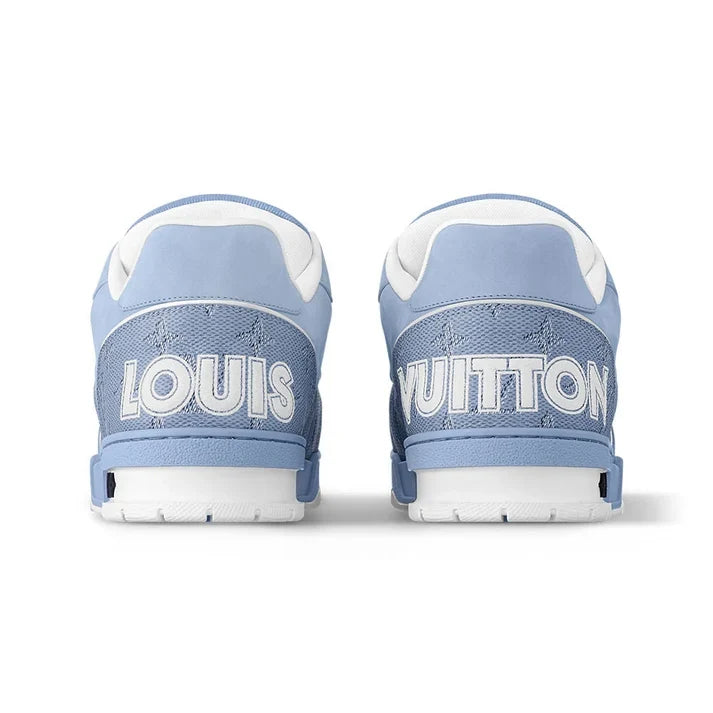 LV Trainer Sneaker – Blue Monogram Nubuck