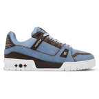 LV Trainer Sneaker – Blue Suede
