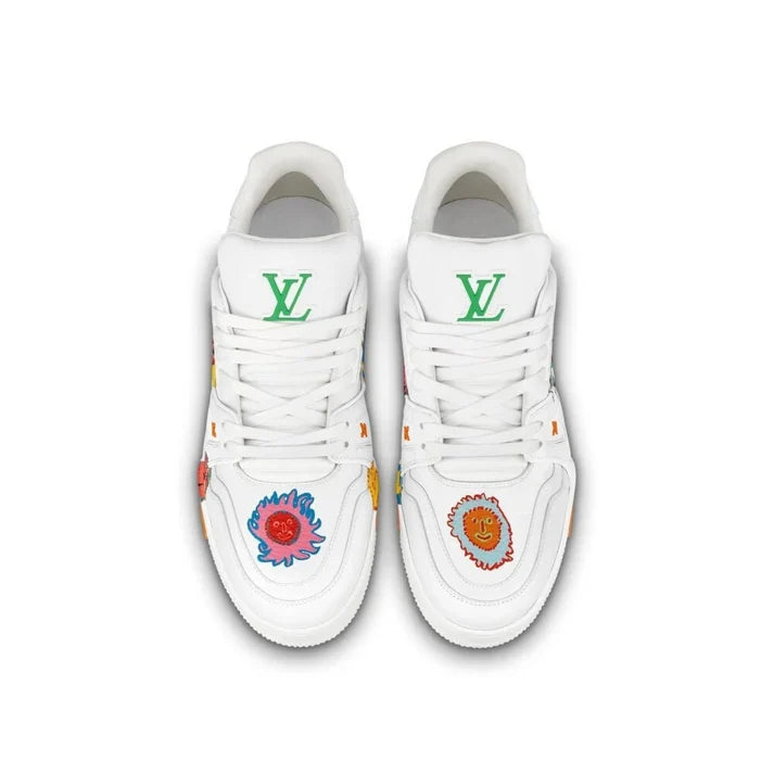 LV x TM LV Trainer Sneaker – White Multicolor