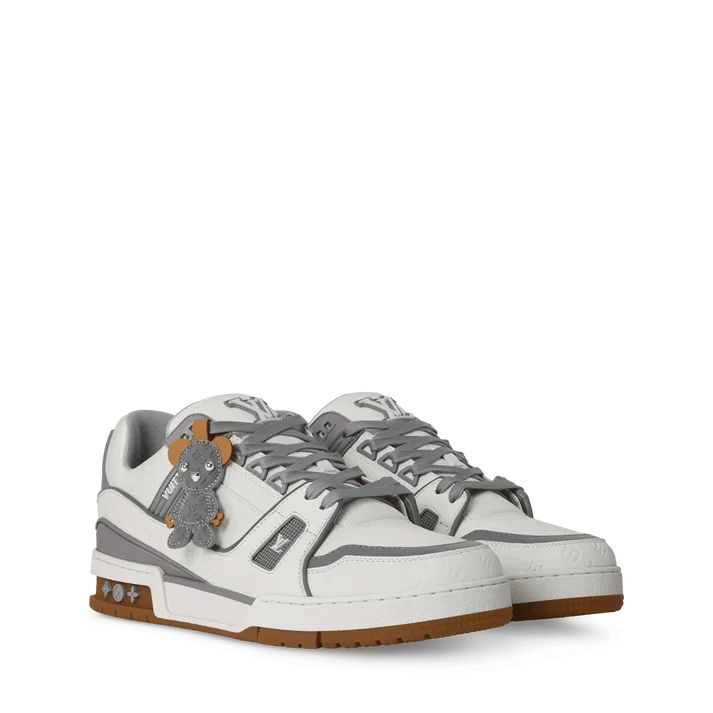 LV Trainer Sneaker – White with Louis Bear