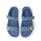 LV Sunset Sandals ‘Blue Denim'