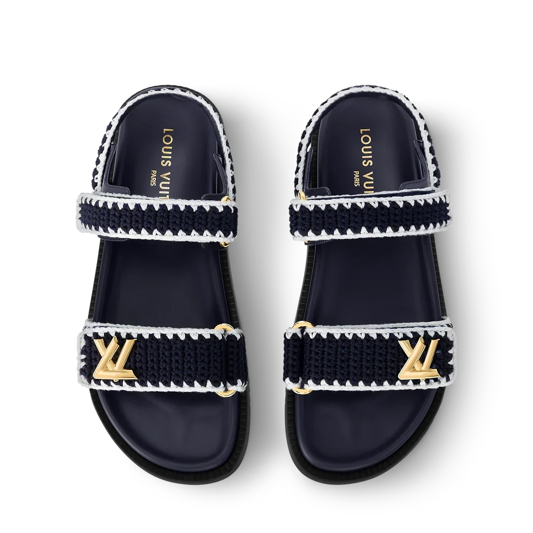 LV Sunset Comfort Sandals ‘Blue/White'