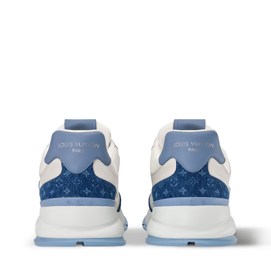 LV Classic Sneaker White/Blue Monogram