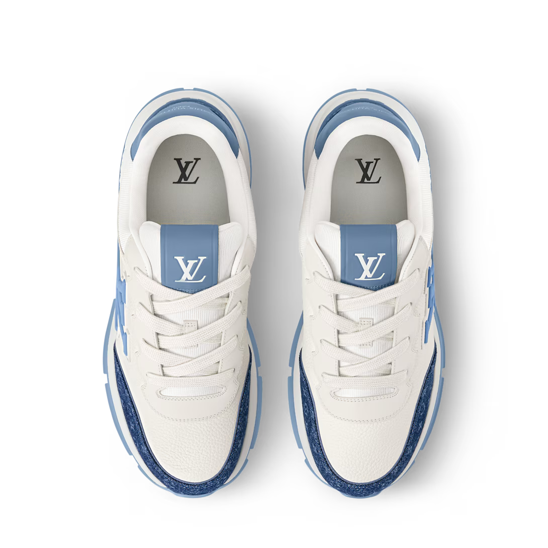 LV Classic Sneaker White/Blue Monogram