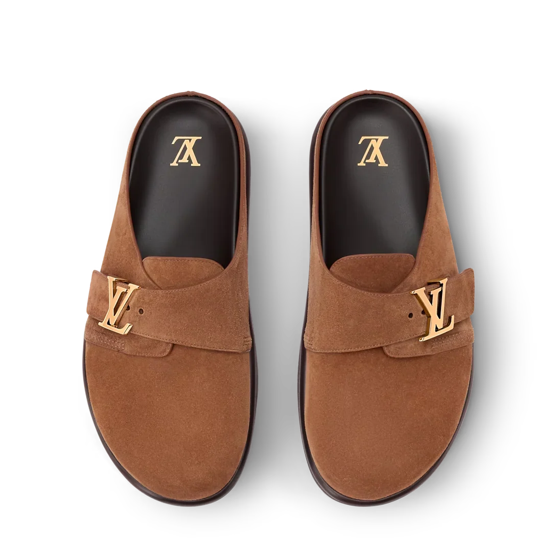 LV Sandals Easy Mule Cognac Brown