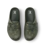 LV Sandals Easy Mule Khaki Green