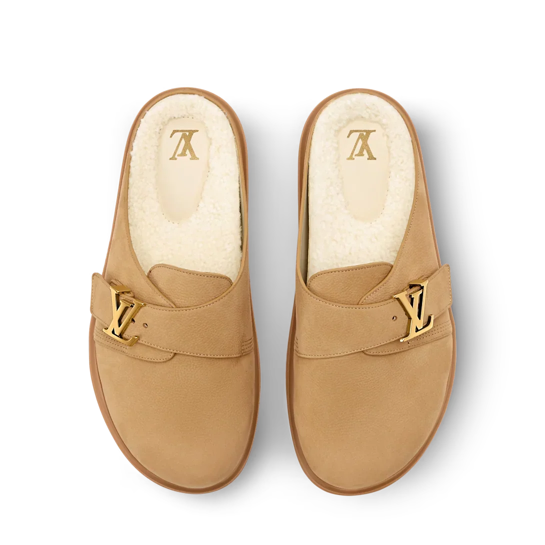 LV Sandals Easy Mule Beige
