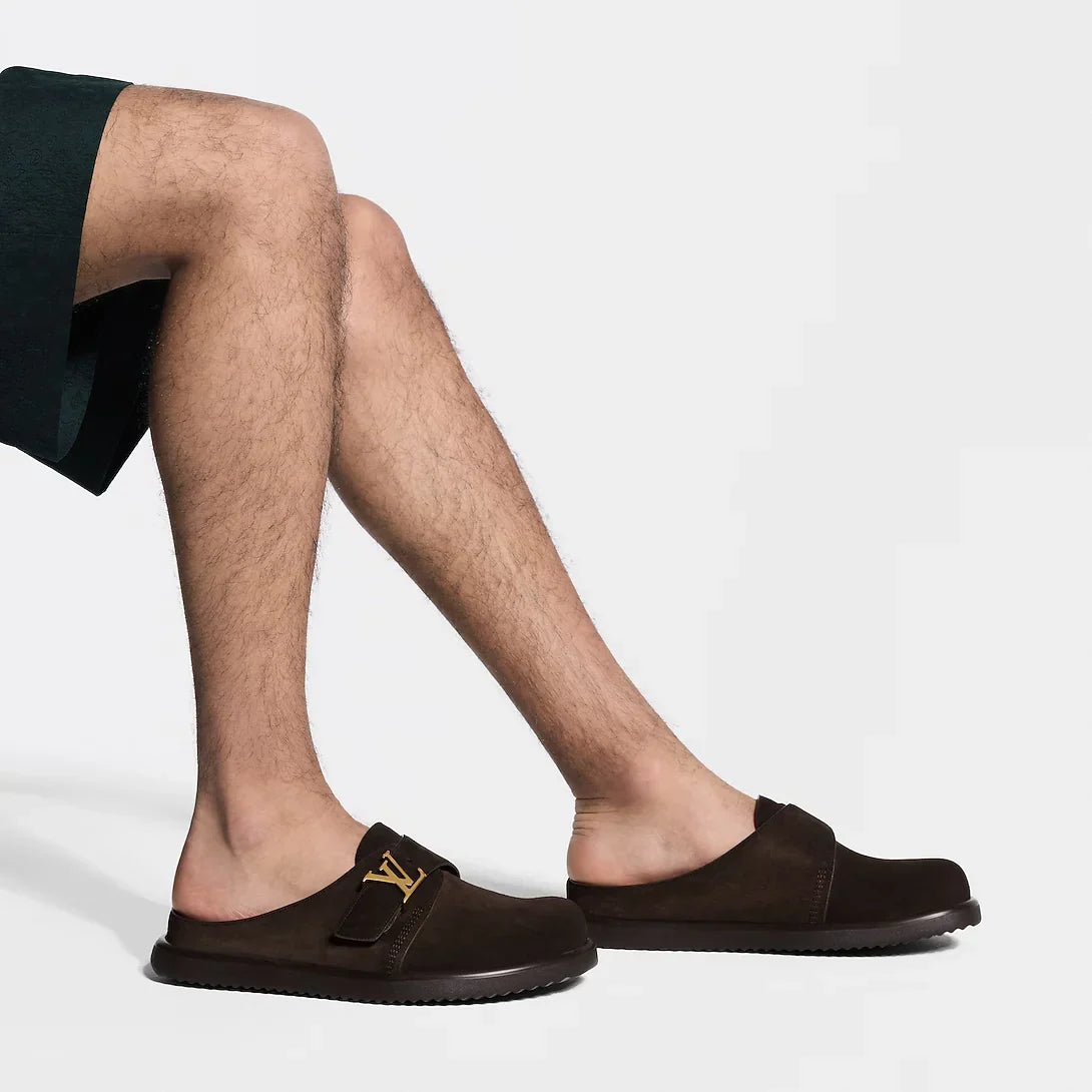 LV Sandals Easy Mule Brown