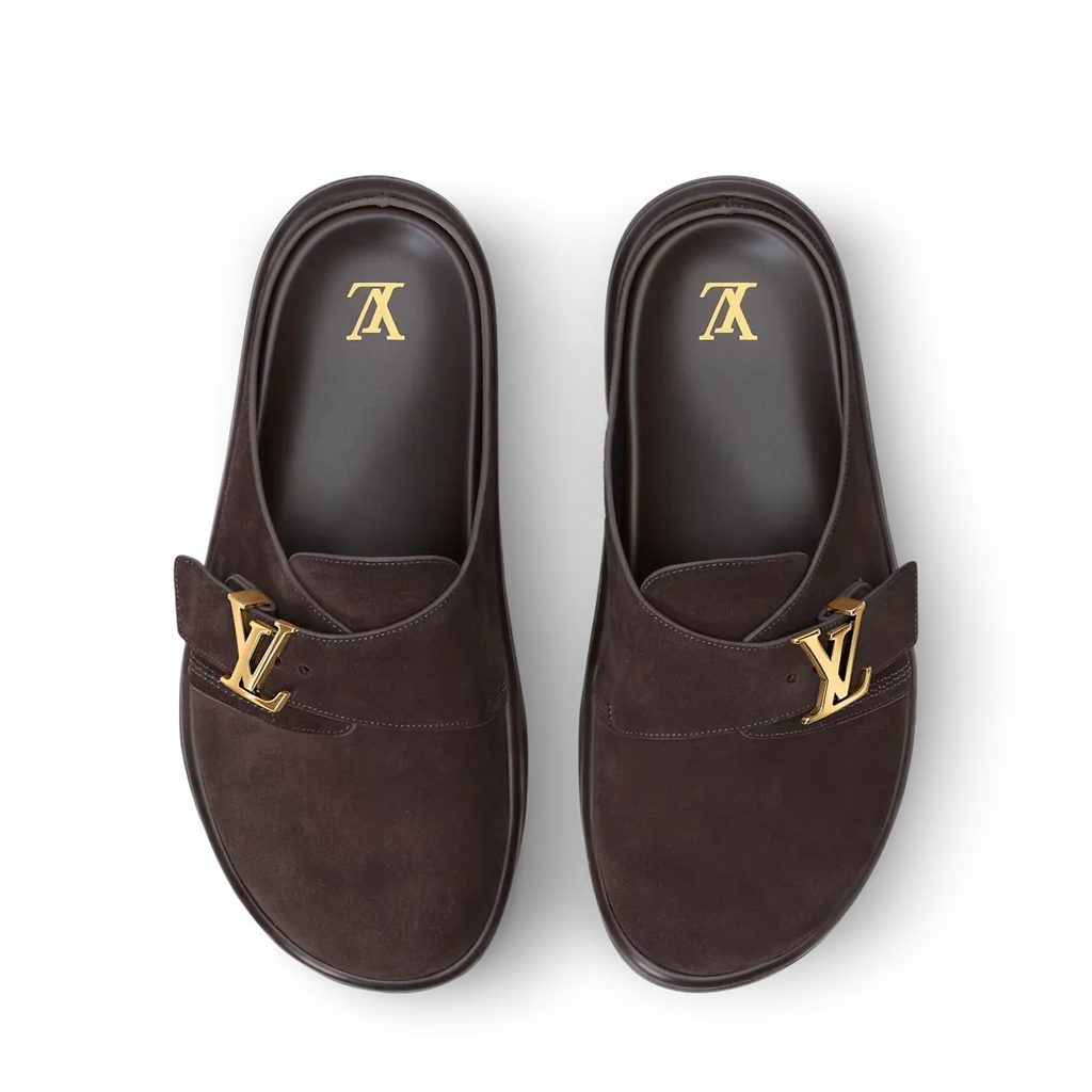 LV Sandals Easy Mule Brown