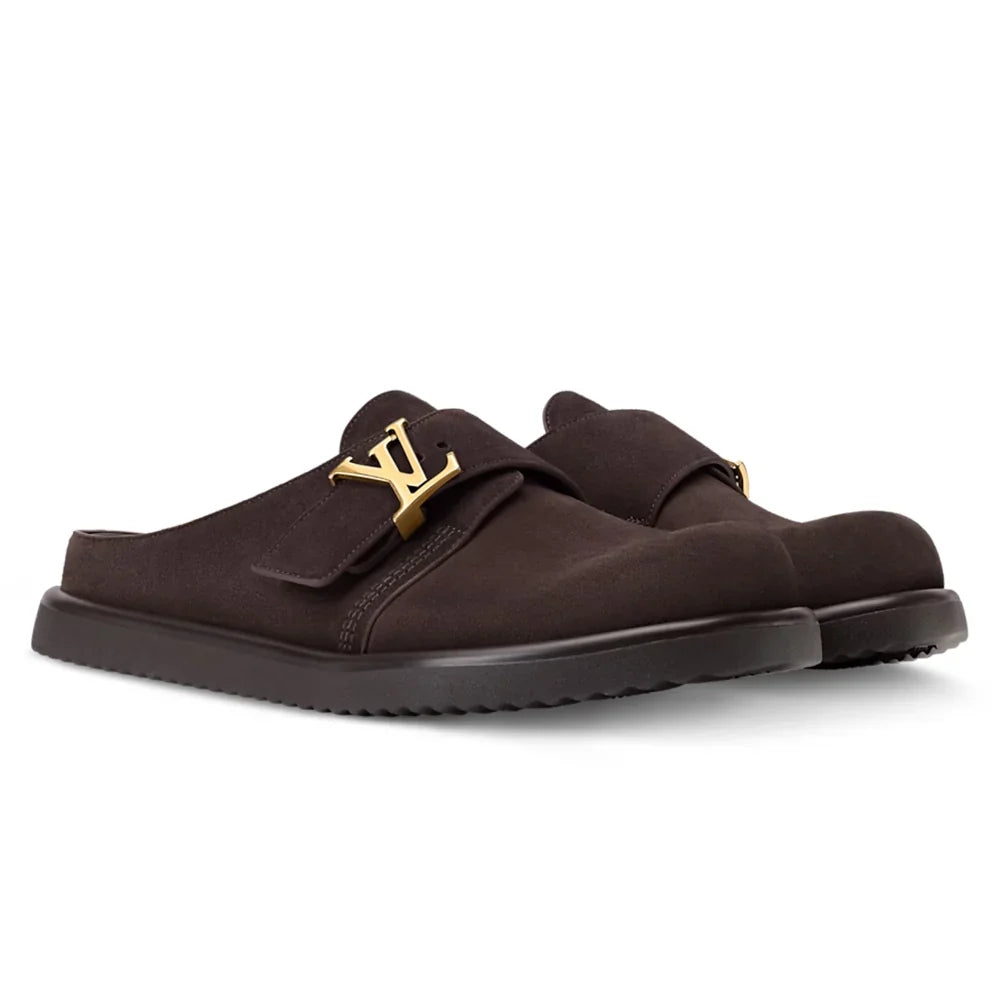 LV Sandals Easy Mule Brown