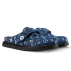 LV Sandals Easy Mule Blue Denim