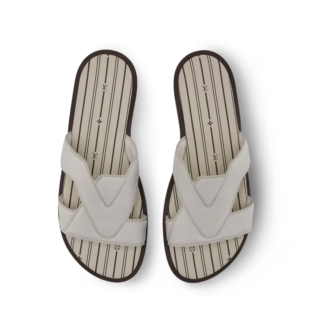 LV Sandals Oasis Mule Light Gray