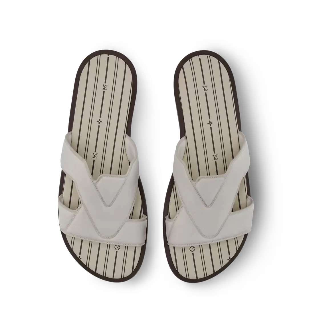 LV Sandals Oasis Mule Light Gray