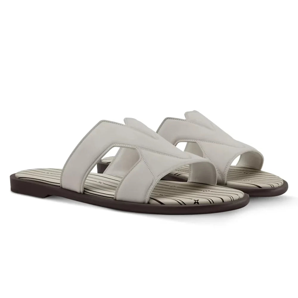 LV Sandals Oasis Mule Light Gray