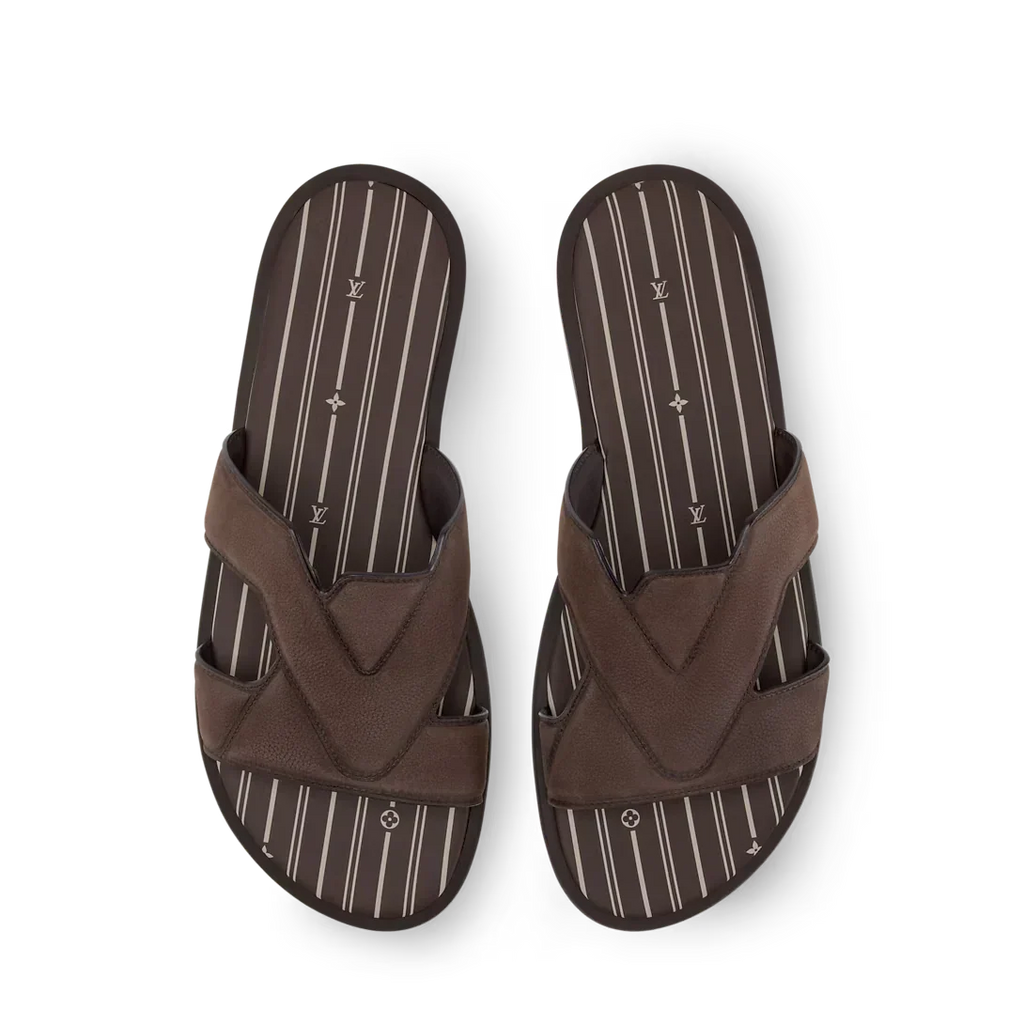 LV Sandals Oasis Mule Brown