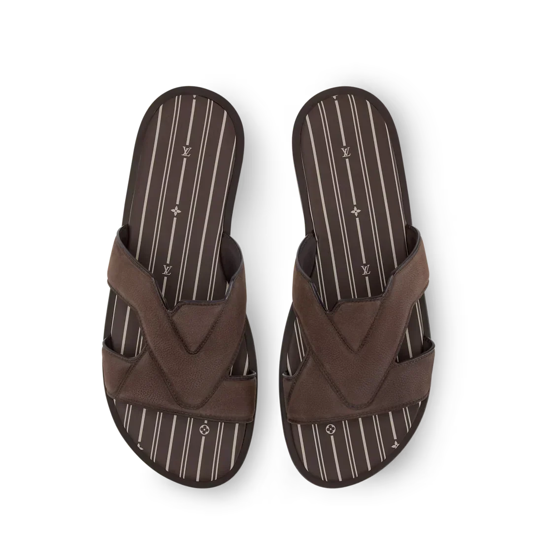 LV Sandals Oasis Mule Brown