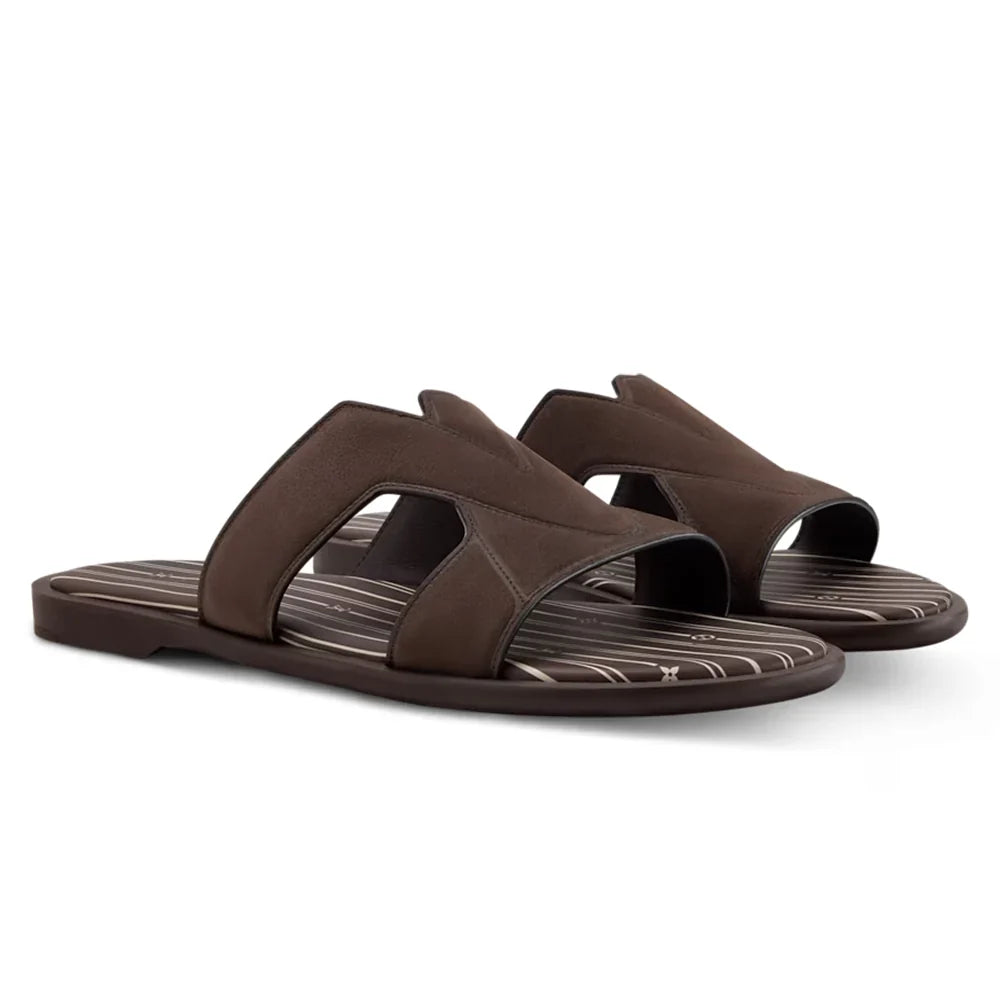 LV Sandals Oasis Mule Brown