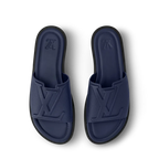 LV Sandals Portofino Mule Navy Blue