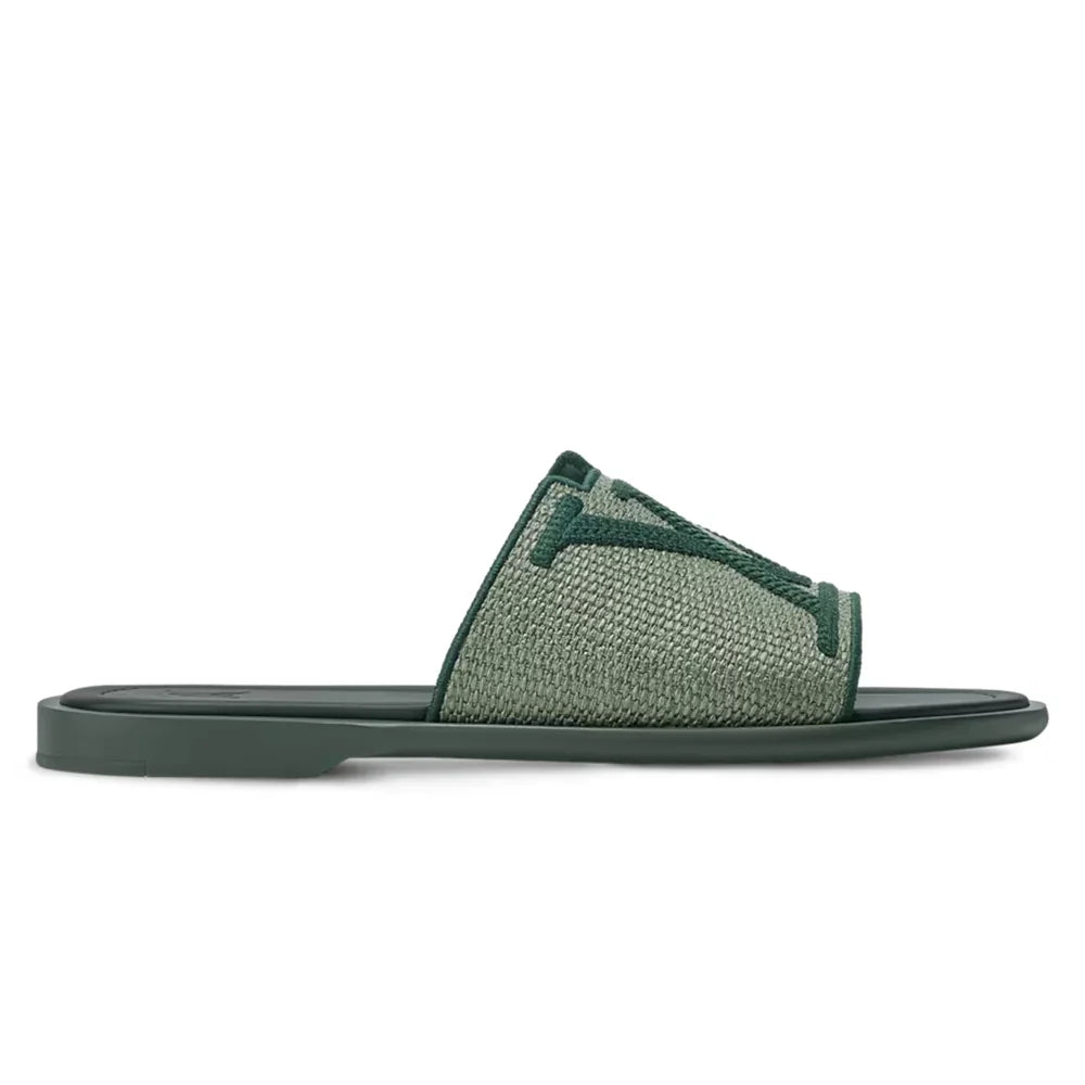 LV Sandals Portofino Mule Green