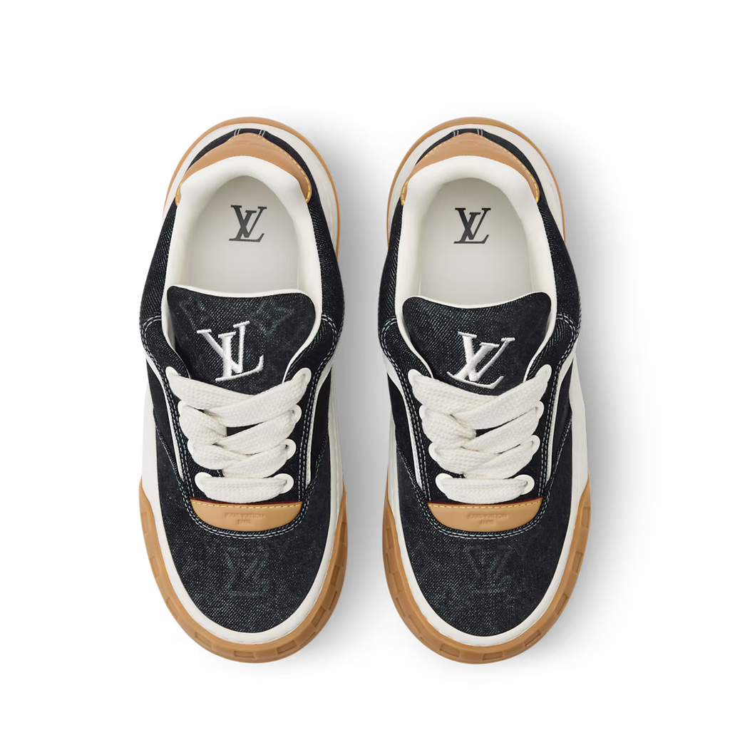 LV Tilted Sneaker Black Monogram