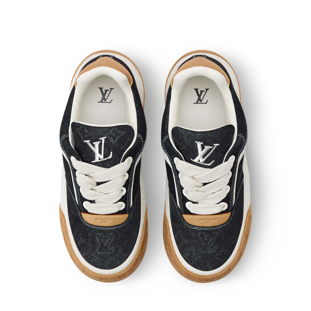 LV Tilted Sneaker Black Monogram