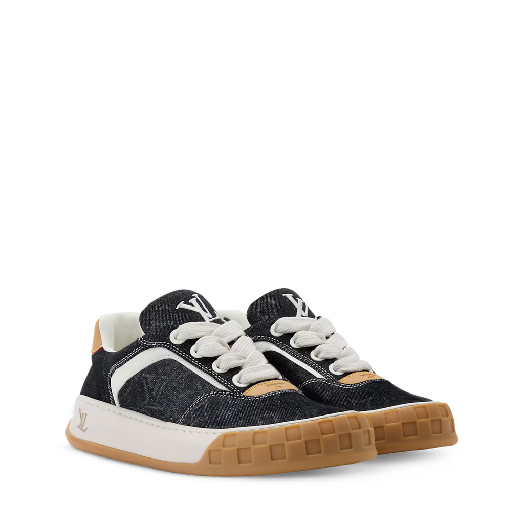 LV Tilted Sneaker Black Monogram