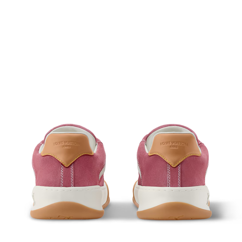 LV Tilted Sneaker Pink Suede