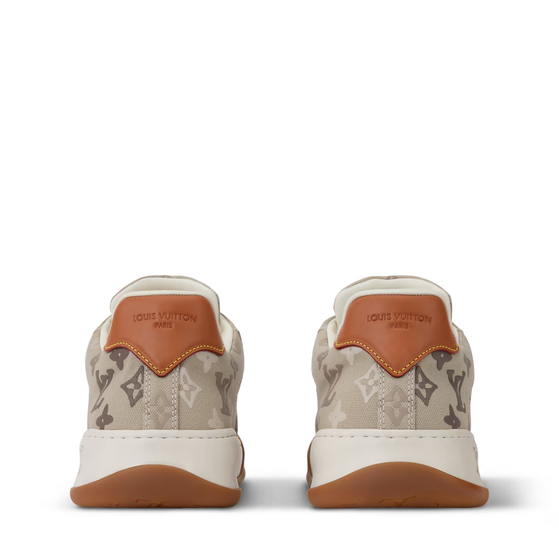 LV Tilted Sneaker Beige Monogram Jacquard
