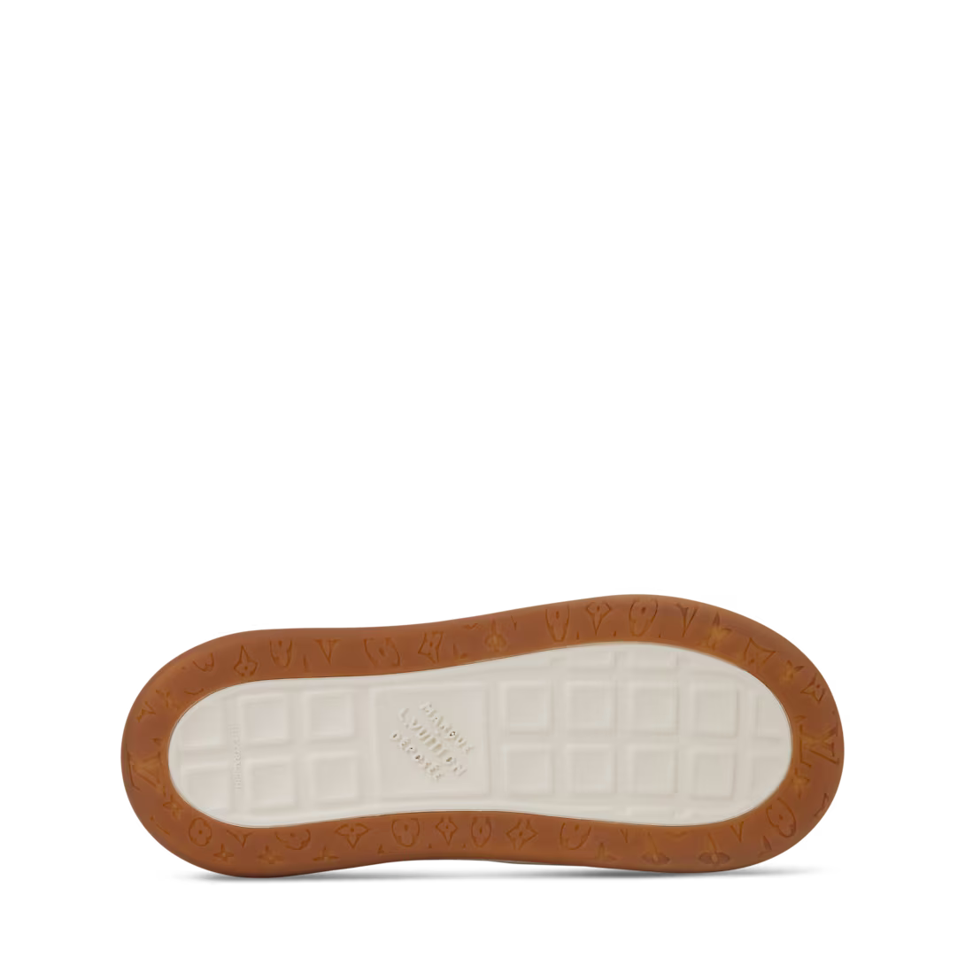 LV Tilted Sneaker Beige Monogram Jacquard