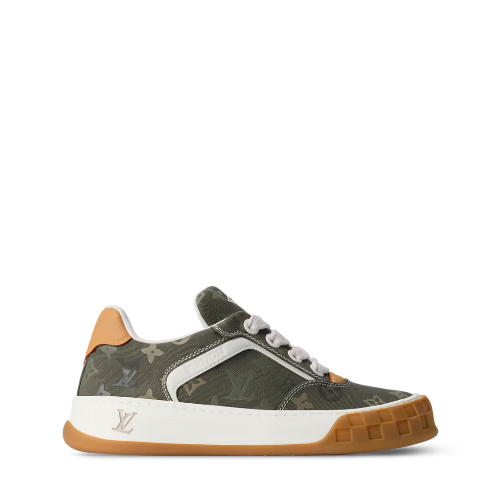 LV Tilted Sneaker Khaki Green Monogram Surplus
