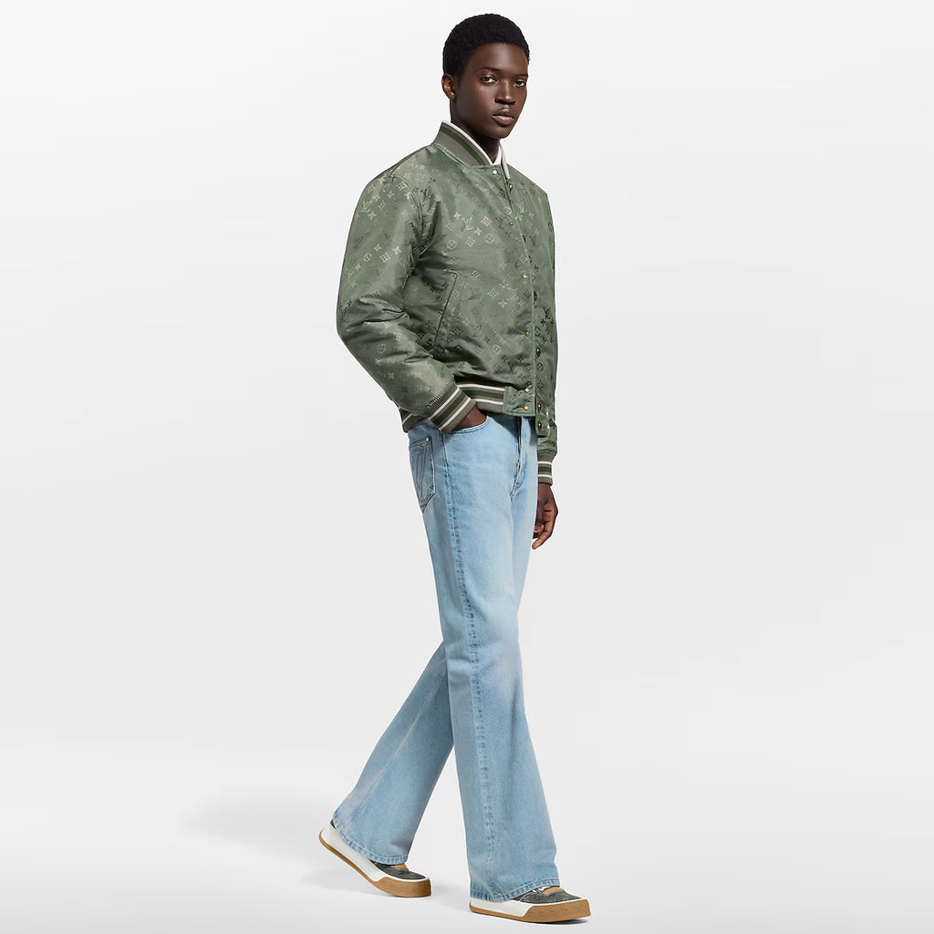 LV Tilted Sneaker Khaki Green Monogram Surplus