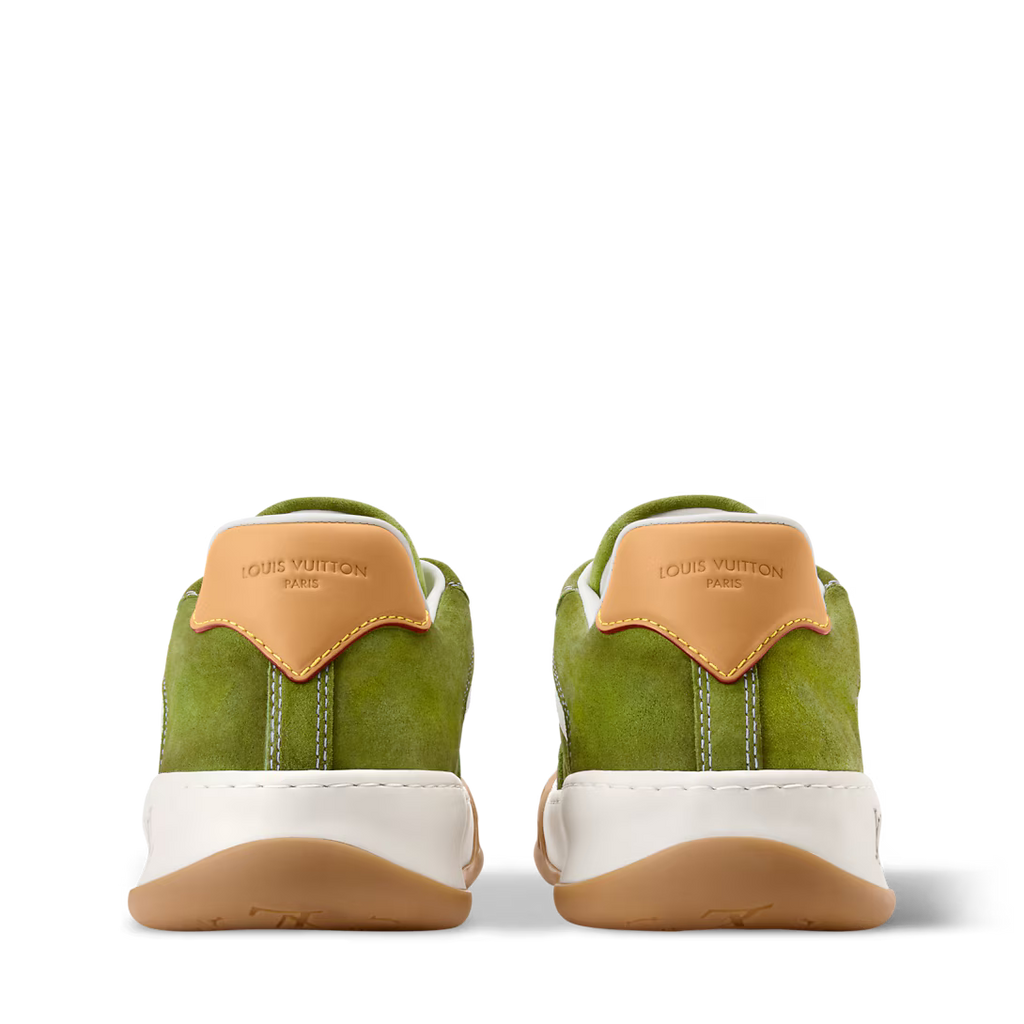 LV Tilted Sneaker Green Suede