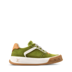 LV Tilted Sneaker Green Suede