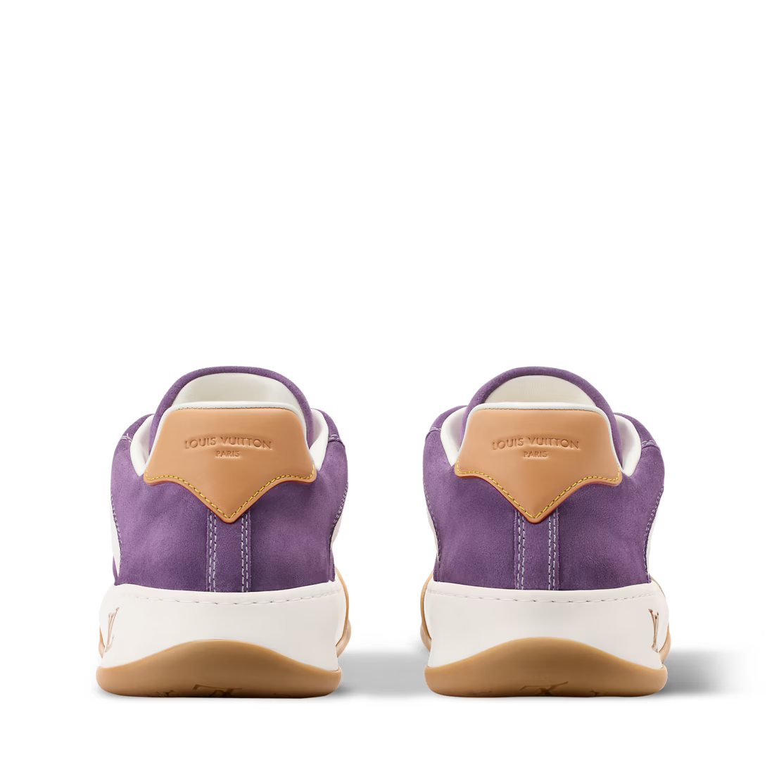 LV Tilted Sneaker Lilac Suede