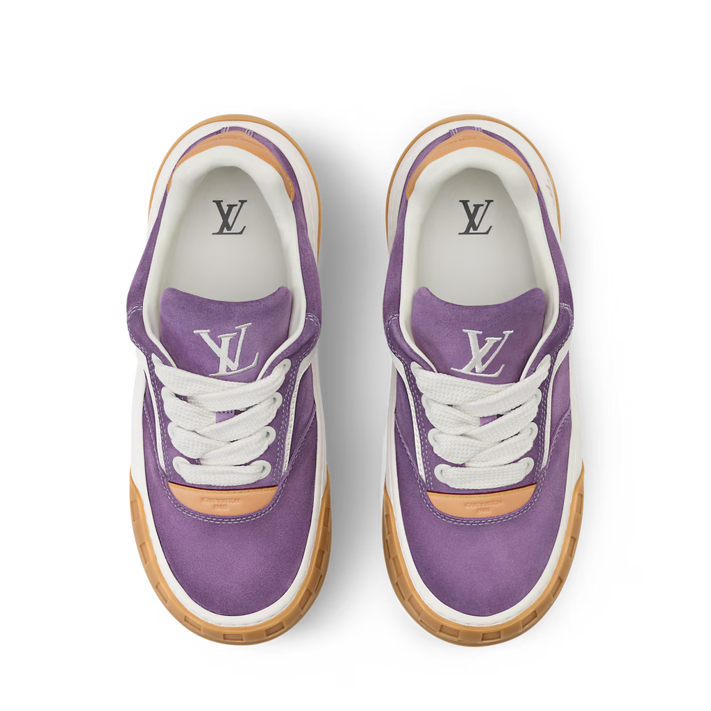 LV Tilted Sneaker Lilac Suede