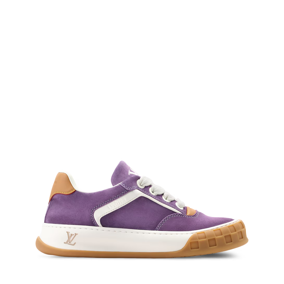 LV Tilted Sneaker Lilac Suede