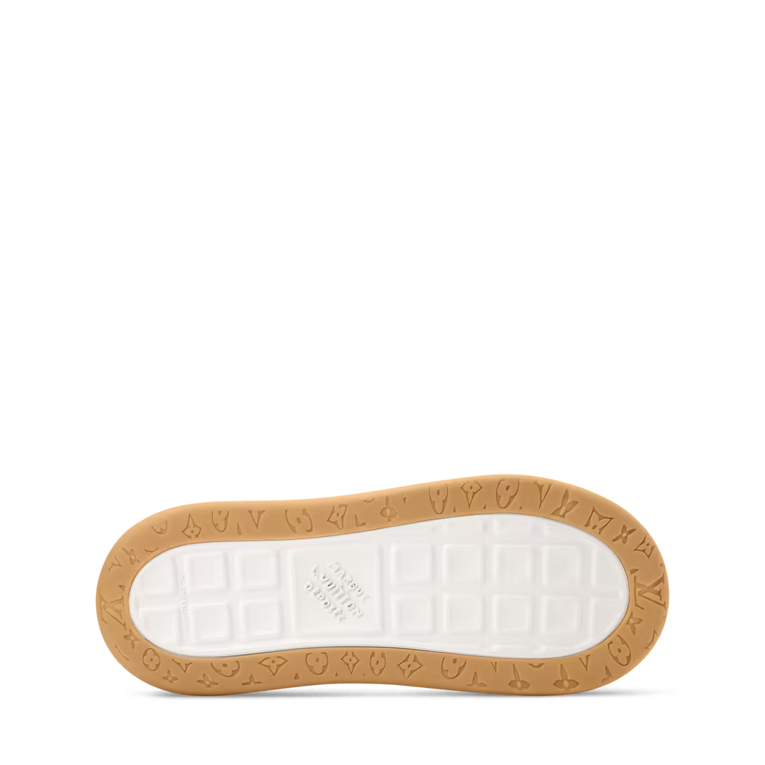 LV Tilted Sneaker Mustard Yellow Suede