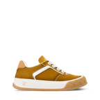 LV Tilted Sneaker Mustard Yellow Suede