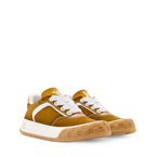 LV Tilted Sneaker Mustard Yellow Suede