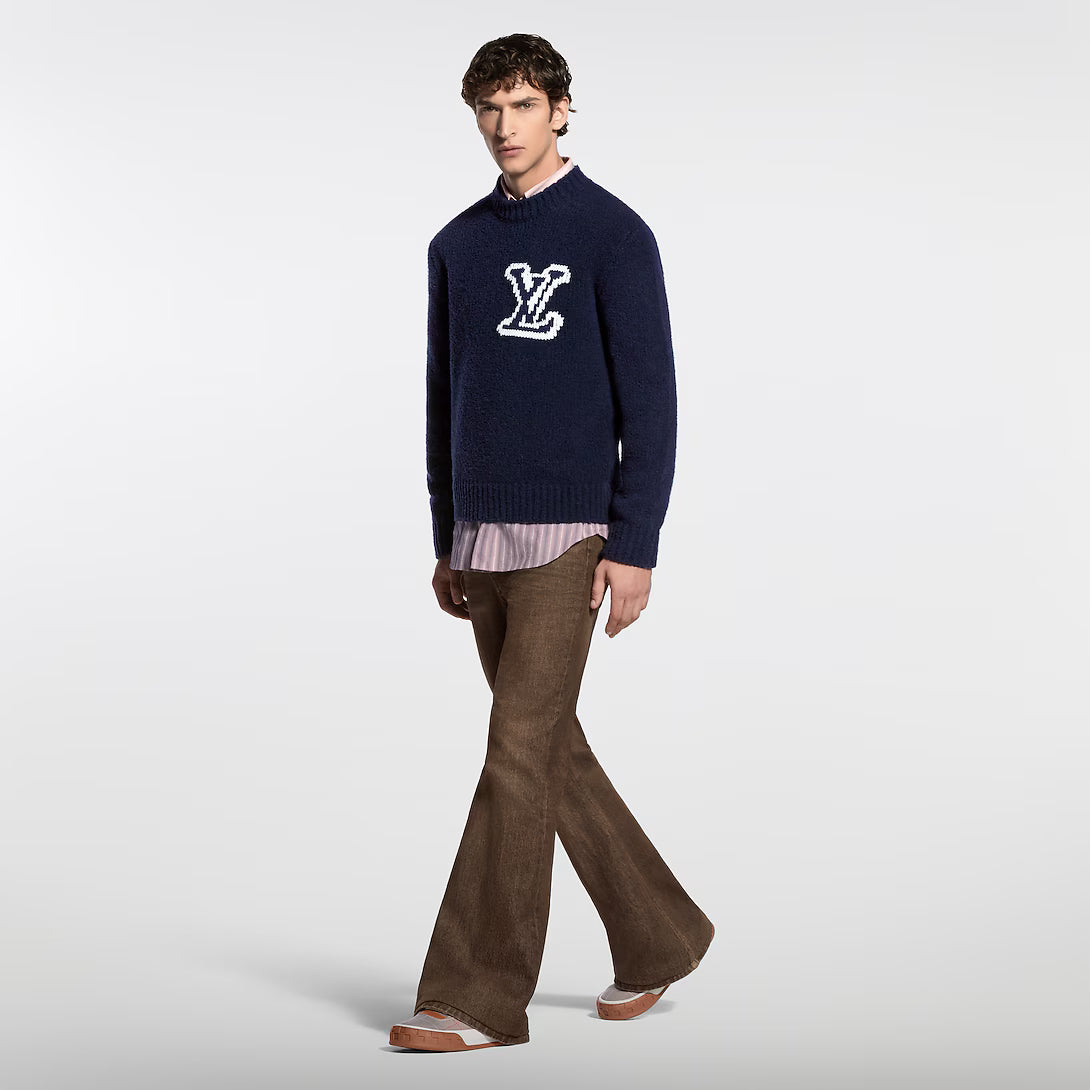 LV Tilted Sneaker Beige Tartan