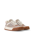 LV Tilted Sneaker Beige Tartan
